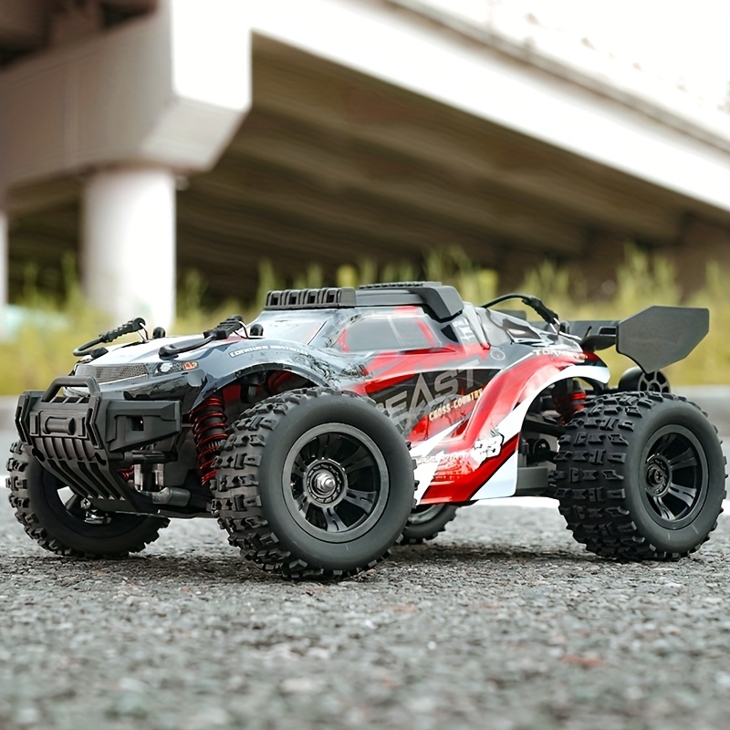 2025 Upgraded Black Four-Wheel Remote-Controlled Racing Car - High-Speed Off-Road Toy Car with Adjustable Headlight Mode & Turn Signal, 80km/h Brushless Motor, USB Rechargeable, Durable Plastic Body, Touch Control, Perfect Holiday/Birthday Gift, Remote Control Car, Outdoor Playtime, Sporty Design, Sturdy Construction - Image 4