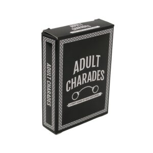 [Hilarious, Adult Charades] Hilarious Adult Charades: The Party & Family Card Game | Fun Guessing Game for Ages 21+, Perfect Holiday Gift, Black Box with White Text Design, Party Card Game | Bold Text Packaging | Classic Board Game