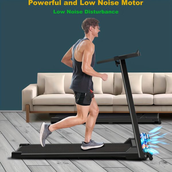 [Portable Walking Treadmill] Portable Walking Treadmill, 1pc, 300 Lb Capacity, Under Desk Treadmill Walking Pad With Handle Bar - Small Footprint, Household Treadmill, No Assembly Required - Image 6