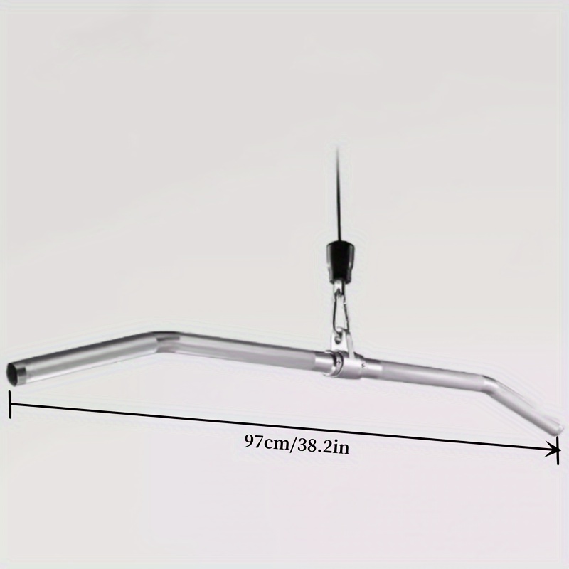 1pc Aluminum Alloy High-Quality Pull Down Handle, Fitness Equipment Accessory for Back Muscle Training, Lat Artillery Rowing Chest Push Handle, Durable Gym Equipment for Strength and Endurance Exercises - Image 5