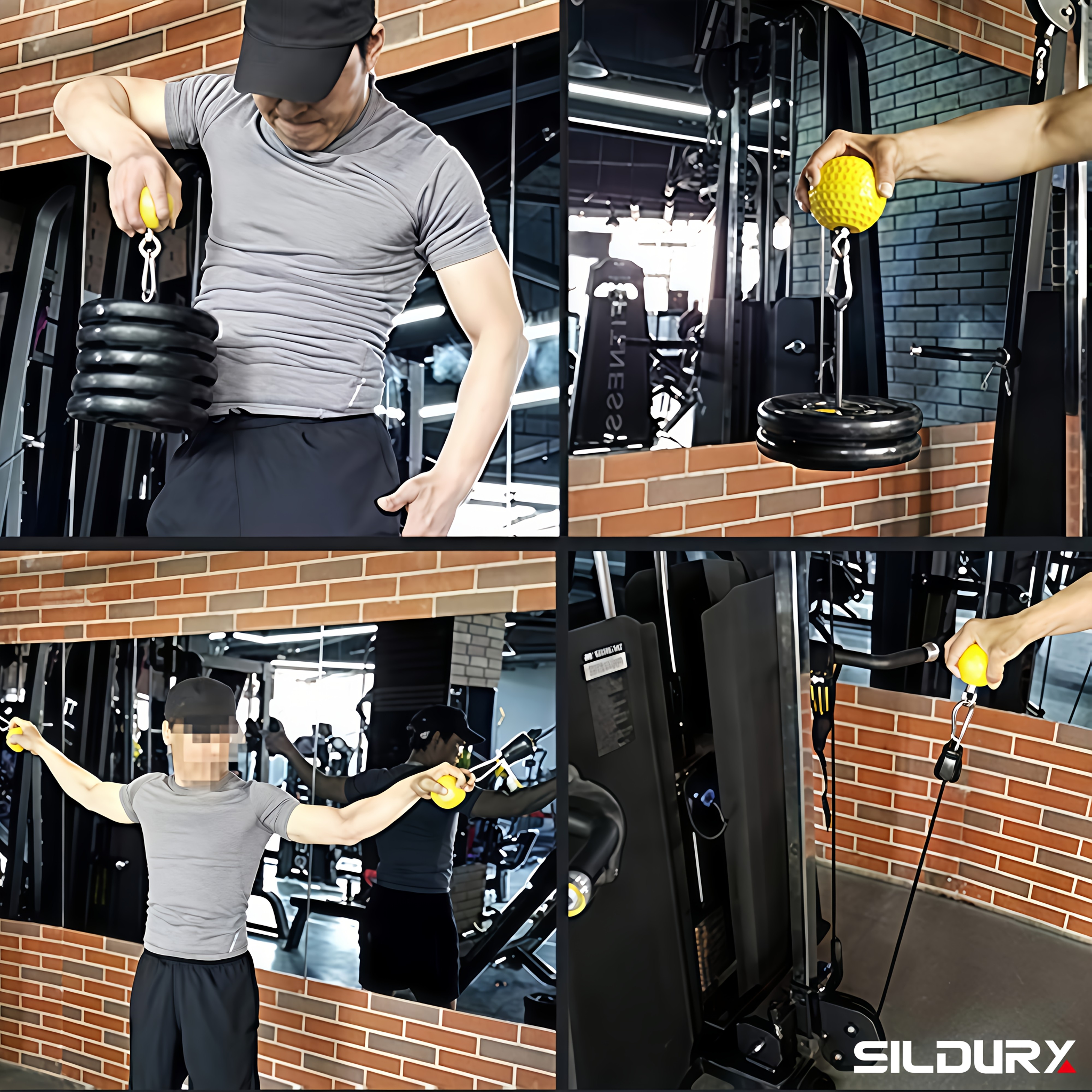 2pcs pull-up solid grip, rock climbing pull-up fixed grip belt, non-slip handle strength training device, suitable for rock holding, pull-up, kettlebell, fitness, exercise - Image 9