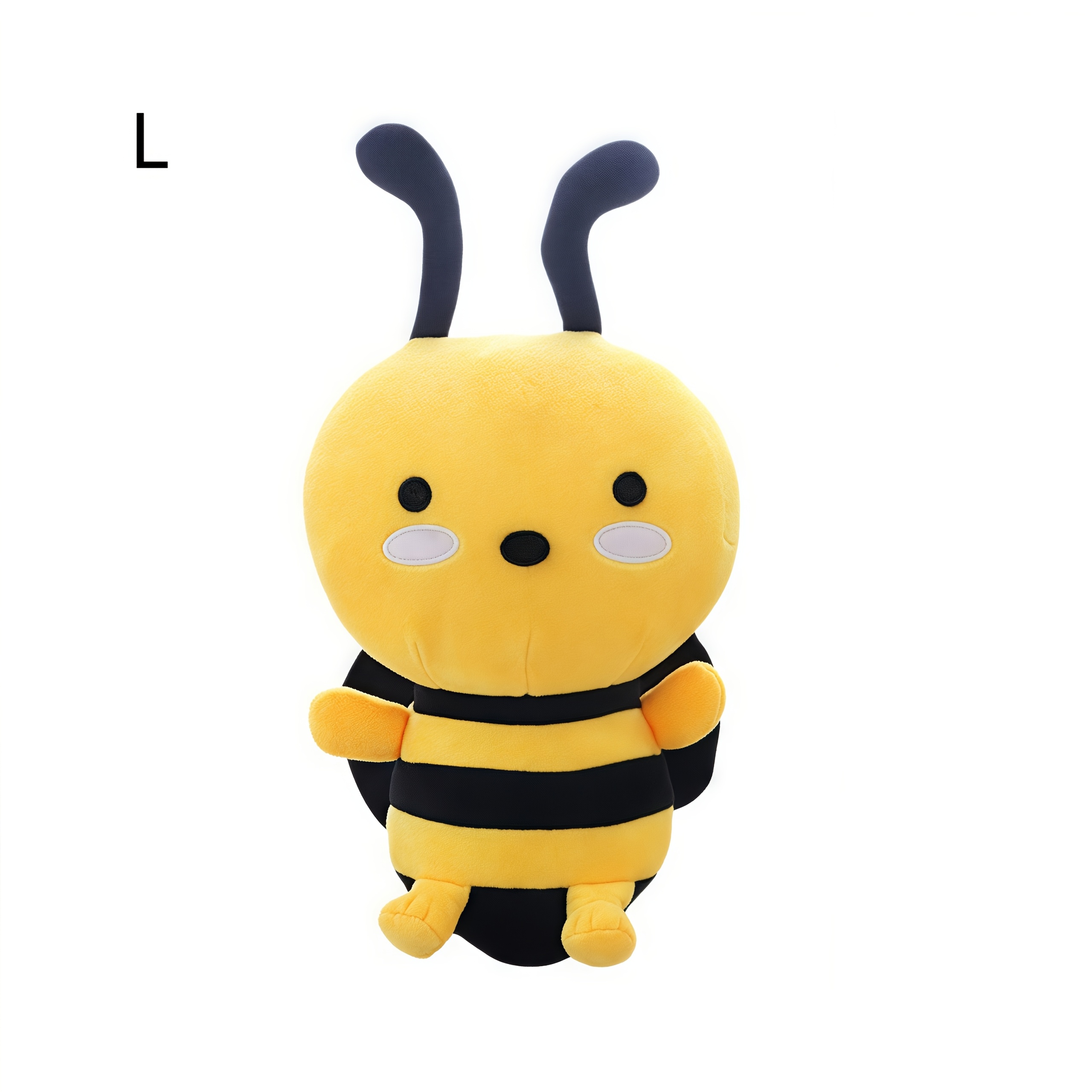 JIAJCHUF, Little Bee Plush Doll, Toy Gift, Holiday Gift, Two Little Bees Flying In The Flowers. - Image 3