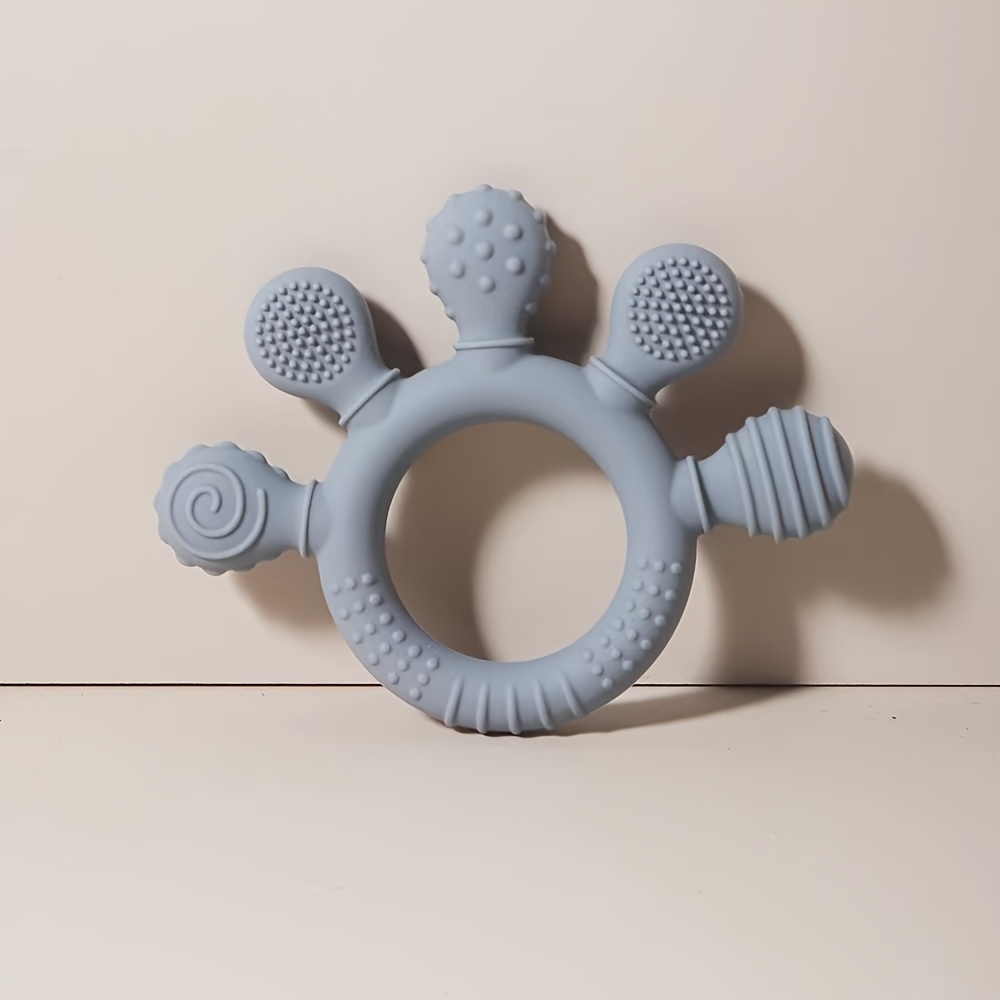 Baby Teething Toys, Baby Teethers, Food Grade Silicone Teethers, Baby Care Rings, Toys, Gifts For Kids, Newborn Accessories - Image 13