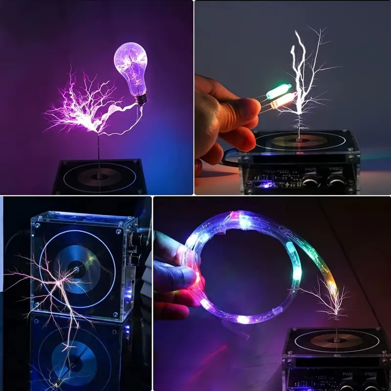 Tesla Coil Music Arc Plasma Desktop Toy Science Education Set Teaching Experiment Model Easter Gift Birthday Gift