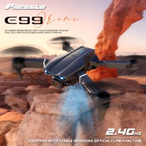 E99 Drone with Camera, Foldable RC Quadcopter Drone, Remote Control Drone Toys for Beginners Men'S Gifts, Indoor And Outdoor Affordable UAV, Christmas Halloween Thanksgiving Gift