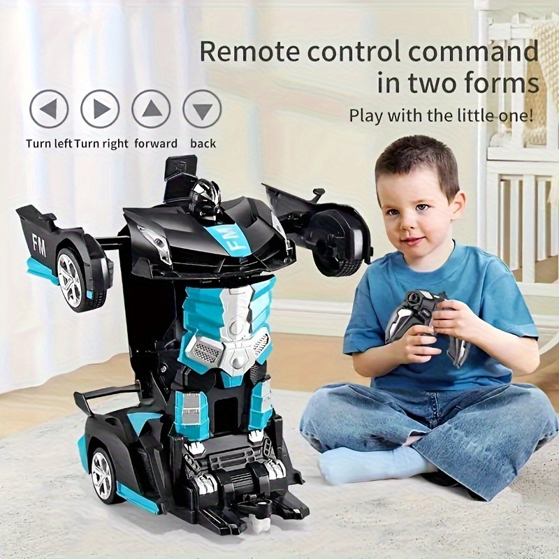Remote Control Transforming Car-robot Toy, Electric Remote Control Robot Deformed Car, Car Model, Outdoor Sports Toy, USB Rechargeable Battery Christmas, Halloween, Birthday Gift - Image 6