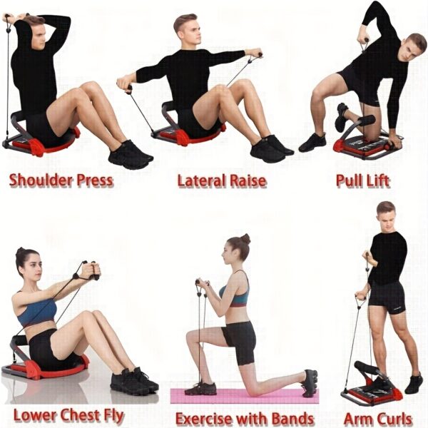[Ab Core Trainer, Stomach Workout] Ab Crunch Machine - Ab Core Trainer, Stomach Workout Equipment for Home Gym - Image 9