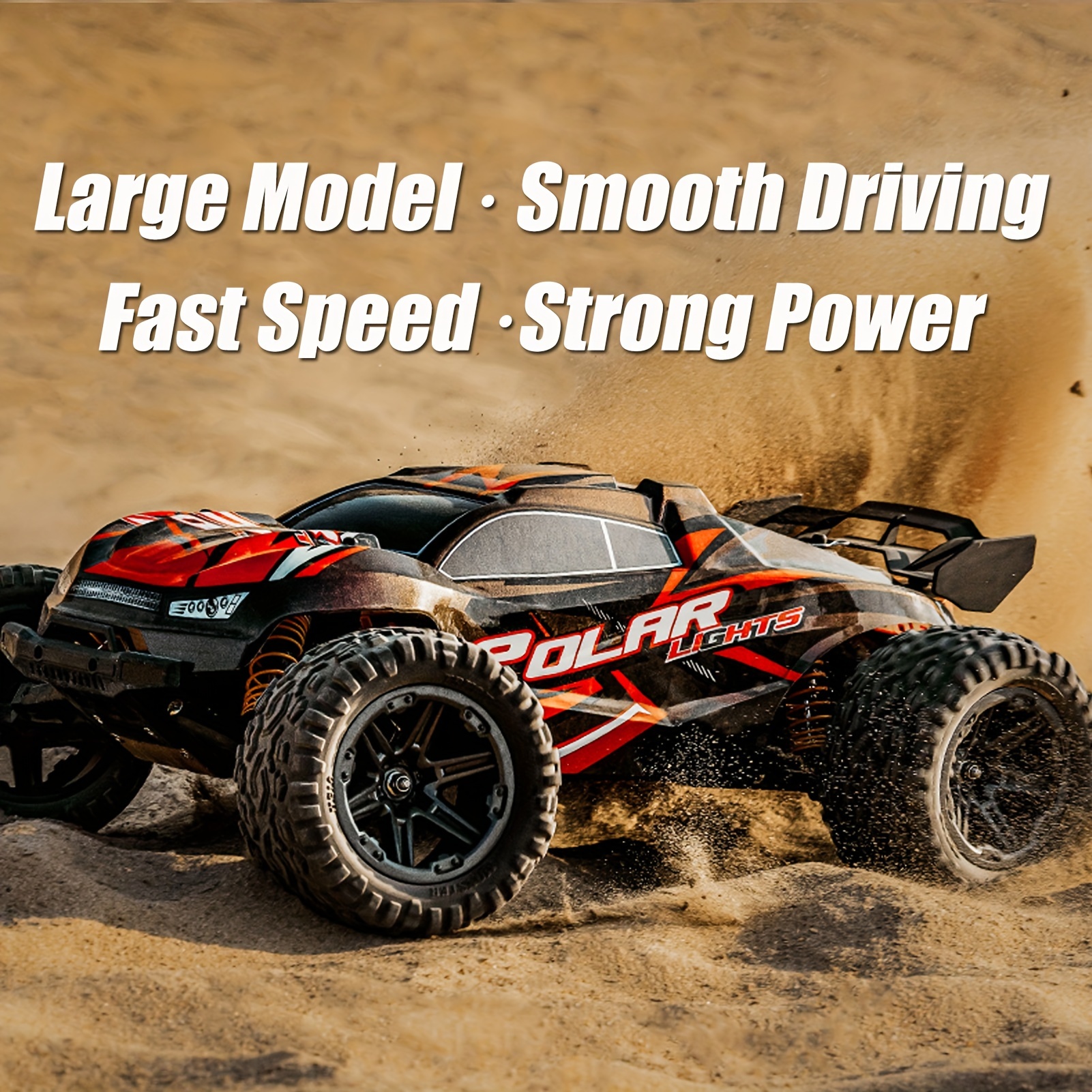 45KM/H High Speed Remote Control Vehicle, 1/8 Large RC Car, Off-road RC Car Sport Utility Vehicle, Independent Shock Absorption, Fall And Crash Resistance, Vehicle Toys Gift for Beginners - Image 12