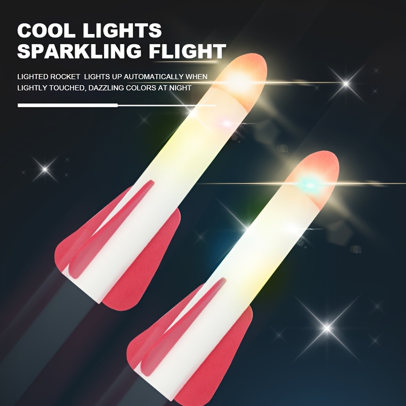 Stomping Rocket Launcher Toys, Outdoor Children's Foam Rocket Toys, Parent-Child Interaction, STEM Educational Games, Suitable for 3 Years Old Boys, Girls Birthday Halloween, Christmas Festival Gifts - Image 4