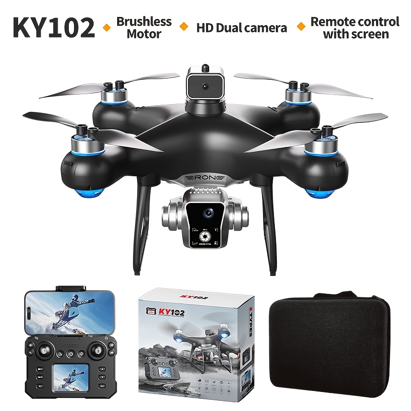 KY102 MAX Drone: FPV Screen Remote, 55min Flight, 360° Avoidance - Trail-Ready Drone Bundle For Camping/Hiking - Best Men'S Gift With 32GB Card, Ultimate Adventure Gift For Camping/Travel - Image 10