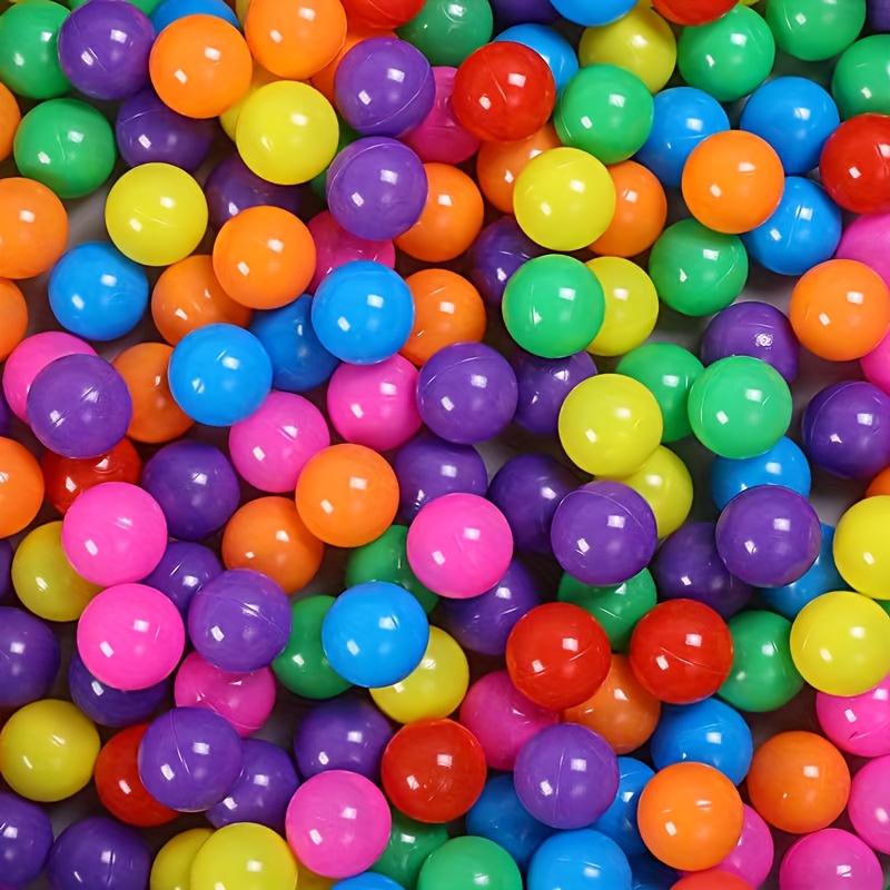60pcs/110pcs/125pcs Colorful Bobo Balls for Youngsters Mixed Color Ocean Balls, 2.17/2.75in PE Material Perfect for Outdoor Sports And Water Play, Great Fun Toy Balls
