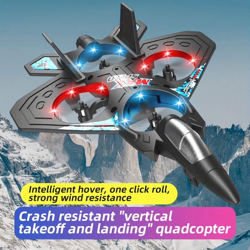 Drone with Rechargeable Battery, Quadcopter Altitude Control, Remote Control Toy for Beginners, Indoor And Outdoor Gifts, Fighter Jet, Toys for Boys And Girls, Christmas, Halloween, Thanksgiving Gifts - Image 8