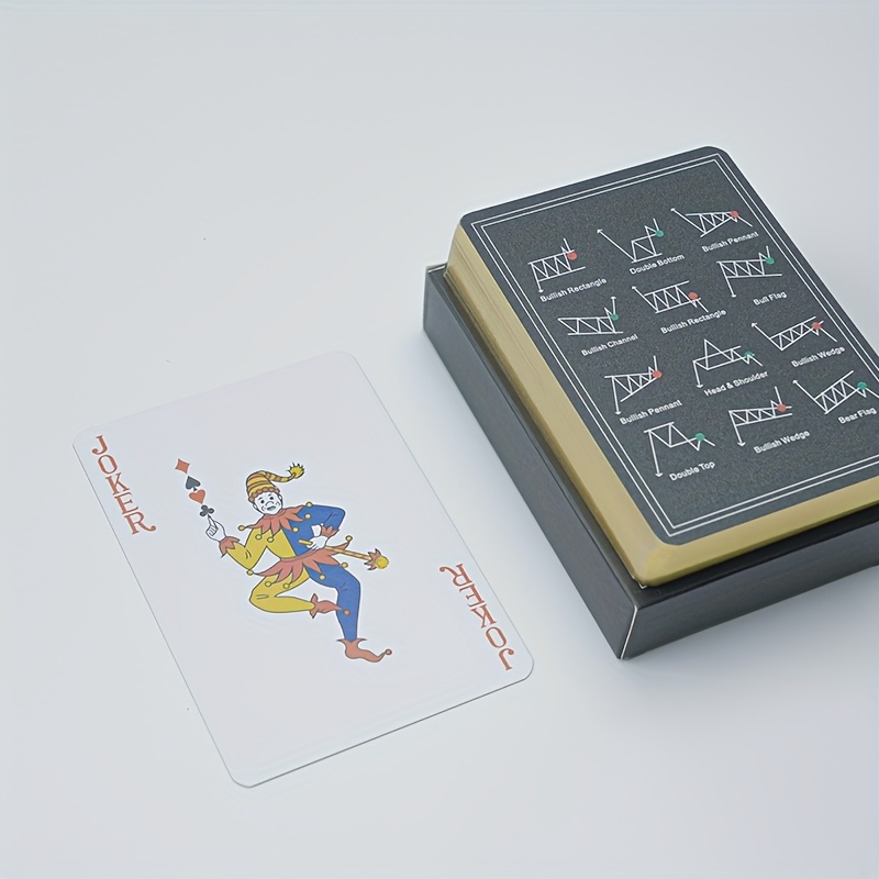 4 Decks Waterproof Playing Cards, Plastic Golden Foil Playing Card, Standard Poker Cards, 4 Colors Cool Games Gifts for Adults Family Party And Game (Golden Black K-word Constellation) - Image 7