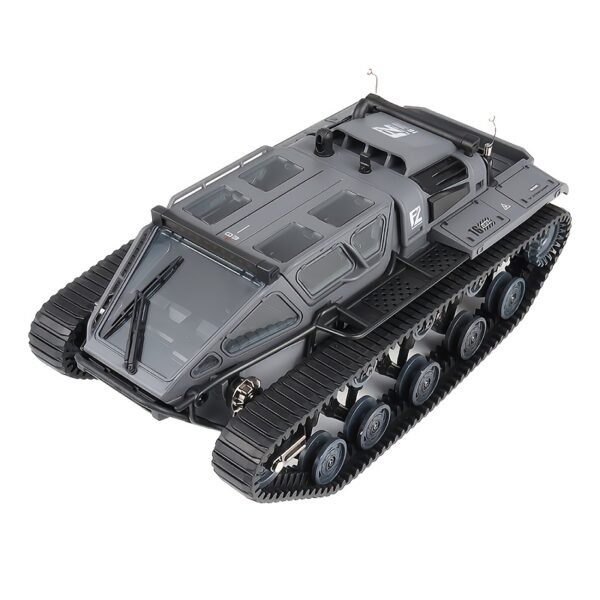 Full-Proportional Remote Control Tank RC Tracked Car Powerful Offroad For All Terrains With Led Lights And Alloy Door Open Model Military War Car Vehicle Gift For Kids With 2 Batteries - Image 5