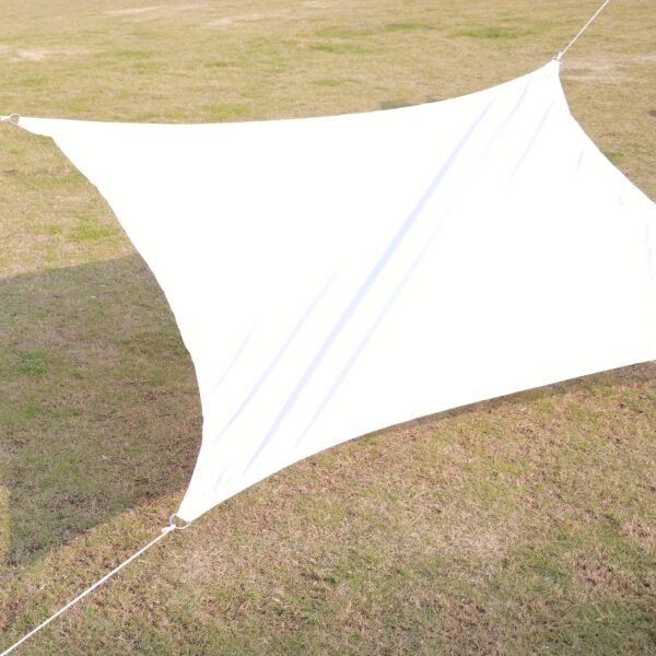 [Rectangular Sun Sail] 1pc Heavy-Duty Rectangular Sun Sail for Outdoor Patio, Garden - UV Protection, Easy Installation, Large Coverage, Modern Design - Image 3