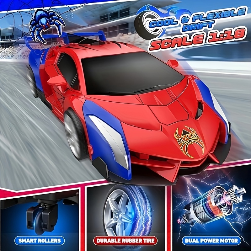 Remote Control Car, One-button Transform Robot Spider Transformer Toy Car With Cool LED Headlights, 2.4Ghz 1:18 Scale, 360 Degree Rotation Drift, Christmas Birthday Gift For Boys And Girls - Image 2