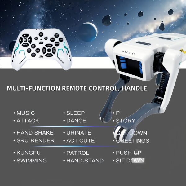 AI Intelligent Robot Dog, Wireless Remote Control Dog, AI Voice Control Can Connect To Mobile Phones, Dance, AI Voice Control, APP Control, Programmable Support For Voice Commands, The Combination Of Technology And Intelligence, Suitable For Cultivating Scientific Interests, Is The Best Gift - Image 7