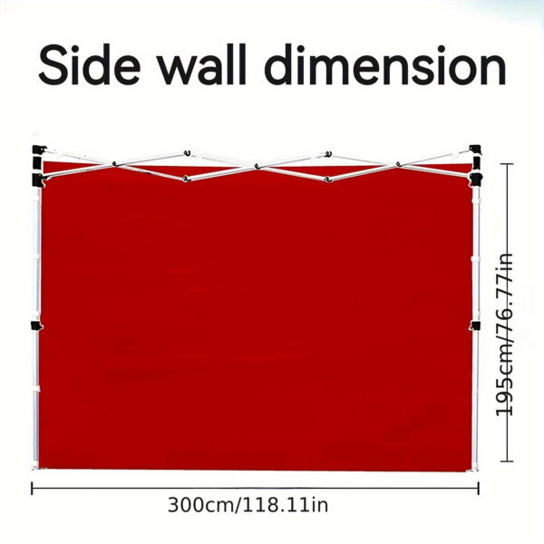 [Instant Canopy] Instant Canopy Sidewall | Thickened Material for Sun and Wind Protection, Outdoor Camping Picnics, No Frame - Image 4