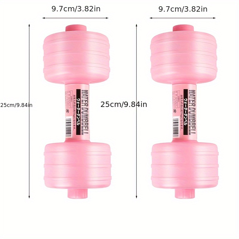Dumbbell-shaped water-filled hand weight - High Quality sports water bottle, suitable for gyms, fitness and water training - High quality, full-body exercise suitable for both men and women - Image 4