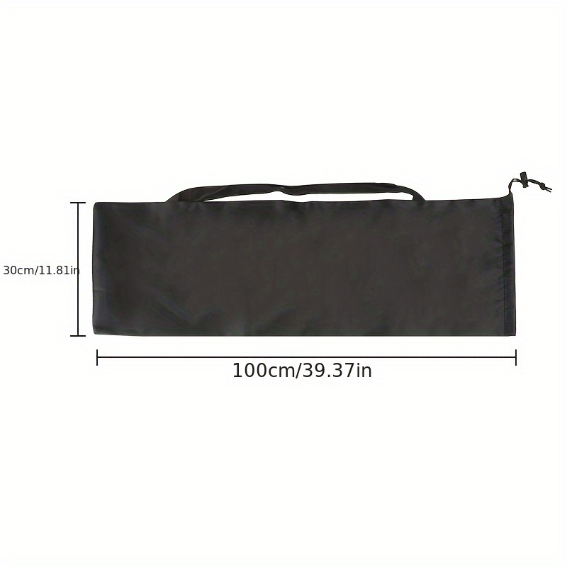 Extra Large 40" x 20" Black Drawstring Storage Bag - Durable Polyester, Ideal for Yoga Mats, Folding Chairs, Tripods & More - Perfect for Home & Outdoor Use, Camping Gear Bag - Image 3