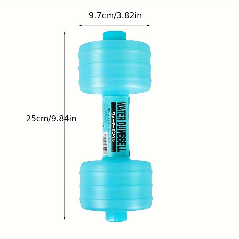 Dumbbell-shaped water-filled hand weight - High Quality sports water bottle, suitable for gyms, fitness and water training - High quality, full-body exercise suitable for both men and women - Image 5