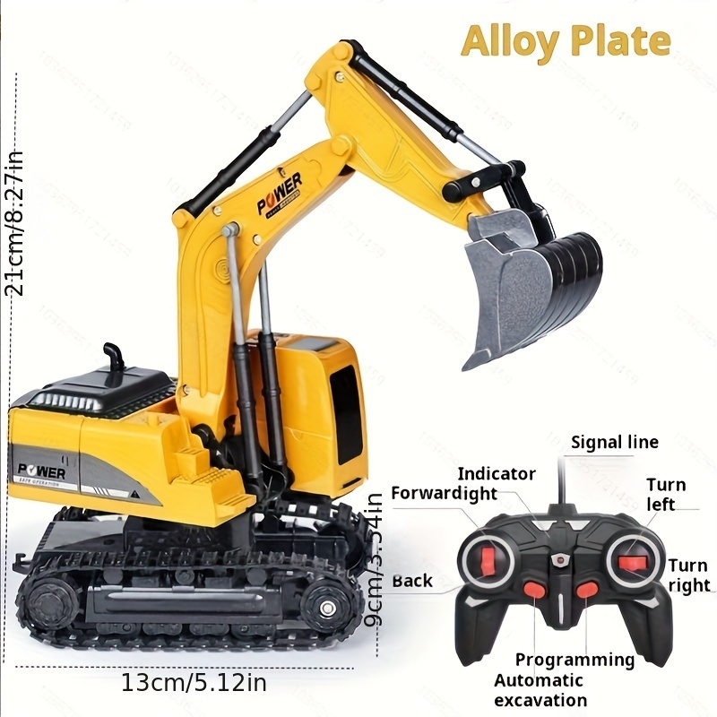 6-Channel Remote Control Excavator, Capable of Digging Sand And Soil, USB Rechargeable, Perfect for Christmas, Halloween, And Birthday Gifts. - Image 2