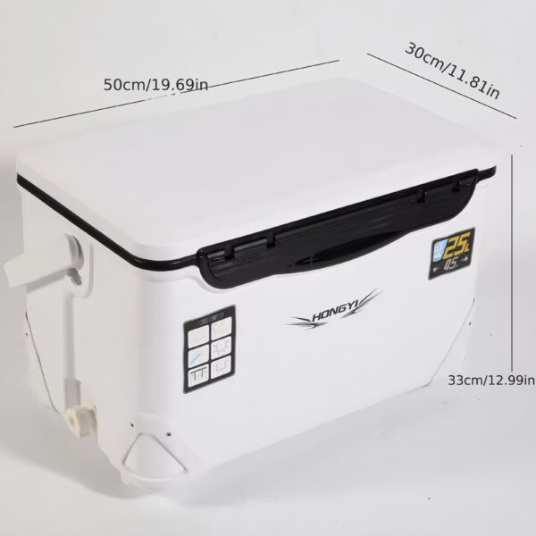 [Portable Camping Refrigerator] Portable Refrigerator Insulation Box - Outdoor Camping Ice Bucket with Ice Cubes - Image 3