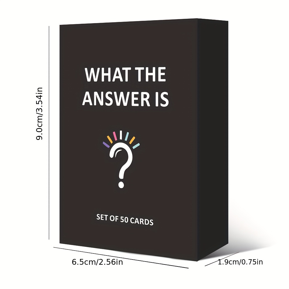 1 Box, SMILE TALK Fun Guessing Card Game, Desktop Game, Powerful Party Entertainment Interactive Tool, Halloween/Christmas/Thanksgiving Gift, Perfect for Game Nights | 50 Cards - Image 2