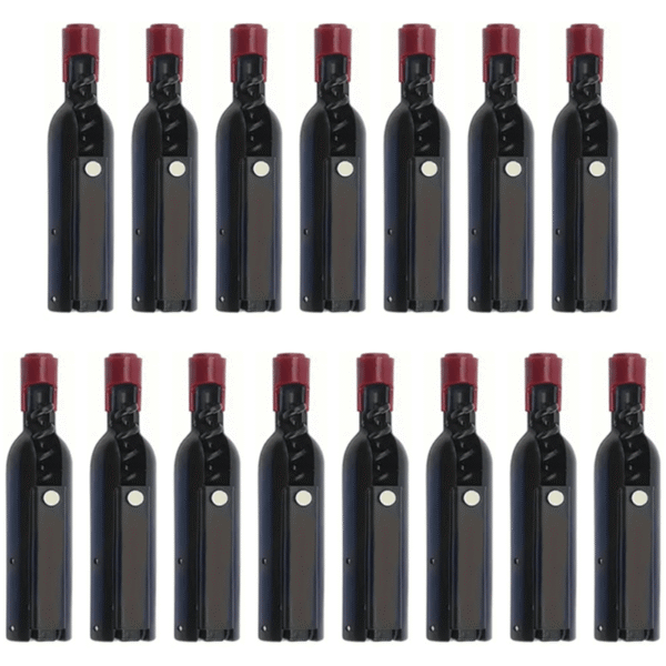15/25pcs Wedding Fridge Magnet Bottle Openers, Foldable Champagne Corkscrew with Label Stickers, Perfect for Guests and Party Gifts - Image 3