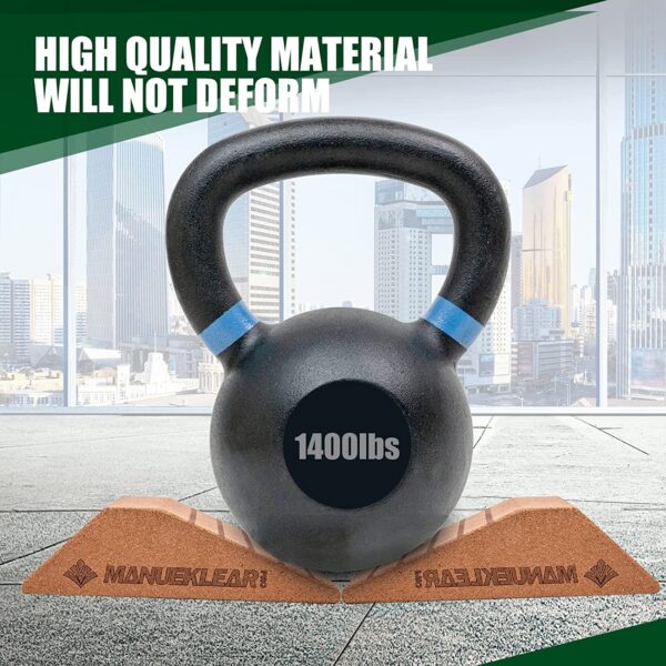 [3-Pack Squat Wedge Blocks] 3-Pack Squat Wedge Blocks - 12-Inch Universal Fit PP Material Leg Stretcher Foam Slant Boards for Squats, Calf Raises, Yoga, Knee Over Toe Workout Equipment - Black - Image 6