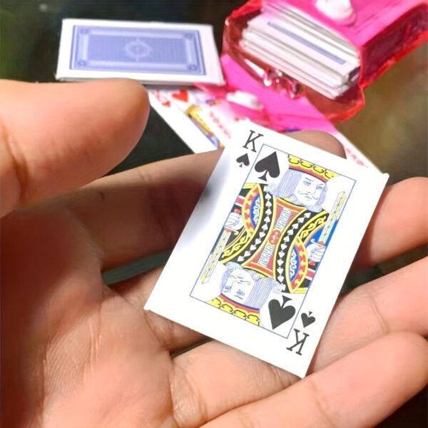 12pcs Portable Mini Playing Card Poker Keychain Small Board Game Keychain 4cm/1.57" Christmas, Thanksgiving Gift, Party Game - Image 5