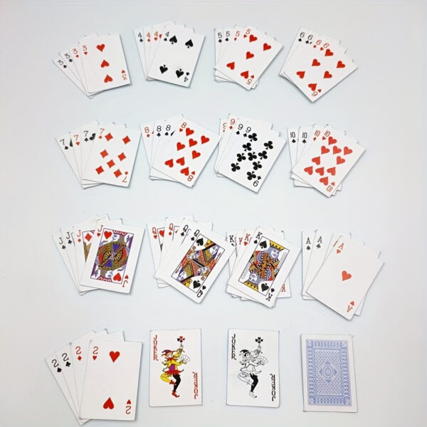 12pcs Portable Mini Playing Card Poker Keychain Small Board Game Keychain 4cm/1.57" Christmas, Thanksgiving Gift, Party Game - Image 7