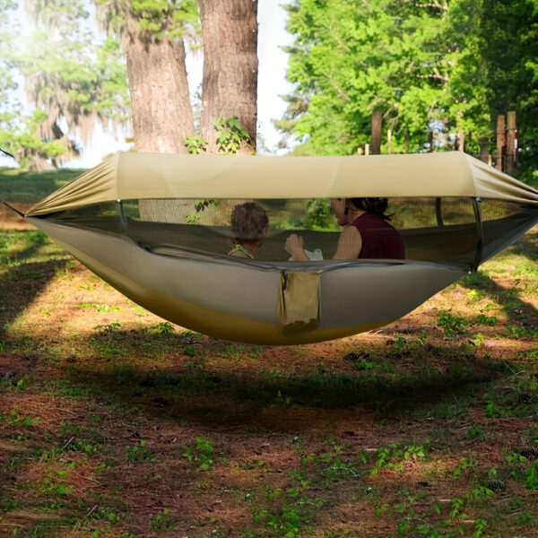 [Double Hammock] Double Hammock with Mosquito Net | Easy Setup for Travel & Camping, Ultimate Outdoor Experience