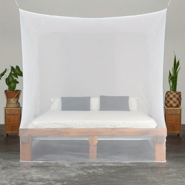 [Single Portable Polyester Mosquito Net] Portable And Easy To Install Polyester Mosquito Net, Single Opening - Ideal For Bedrooms, Dorms, Patios, And Camping Christmas Gift - Image 4