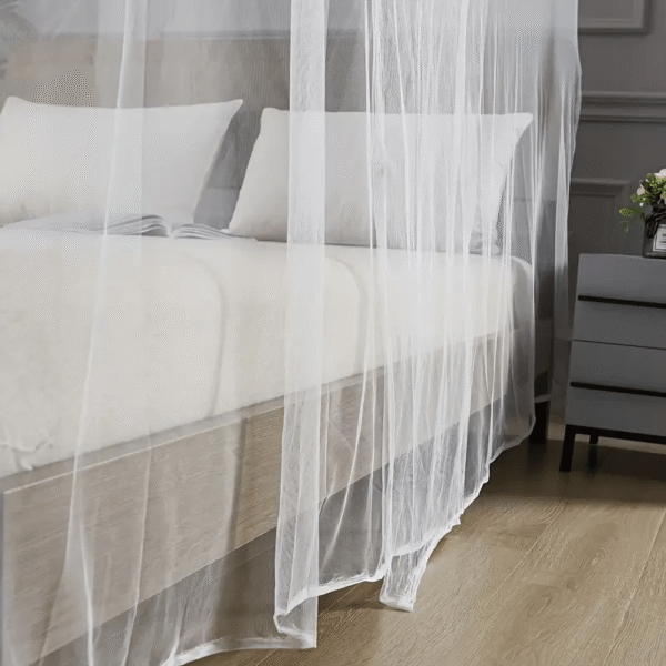 [Single Portable Polyester Mosquito Net] Portable And Easy To Install Polyester Mosquito Net, Single Opening - Ideal For Bedrooms, Dorms, Patios, And Camping Christmas Gift - Image 7