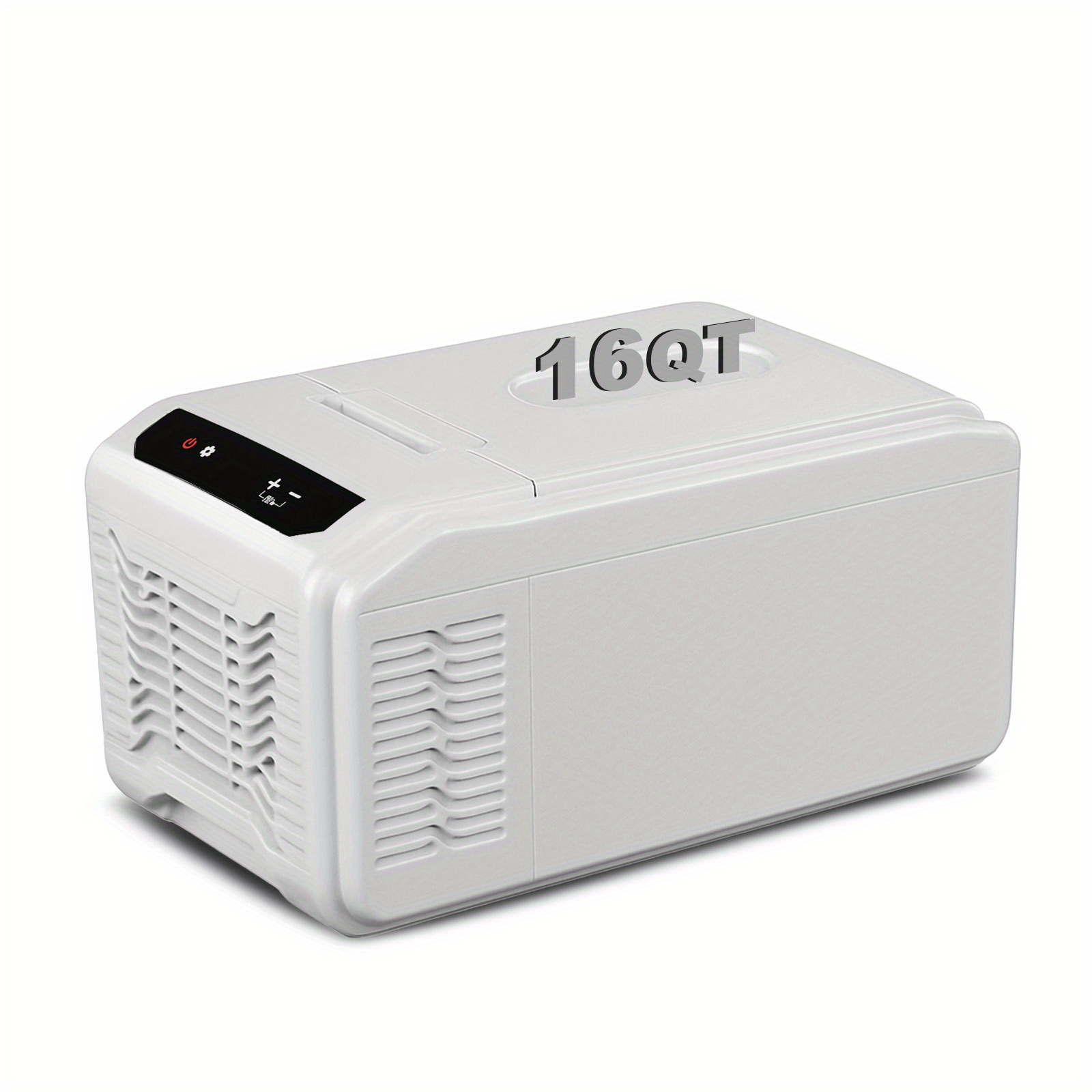 Upgraded 16QT Portable Compressor Car Fridge Freezer for RV Camping Home Use, 3-Way Charging (Solar/AC/DC), 15-Min Fast Cool to -4℉, ECO/MAX Dual Modes, 3-Level Battery Protection, LED Display & Cup Holders, Outdoor Food Storage, Efficient Cooling System, Home Refrigeration, Compact Refrigerator, Energyefficient System, Portable Refrigerator, Road Trippers - Image 9