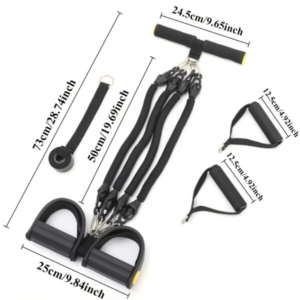 [Multifunctional Foot Puller] 1set Multifunctional Foot Puller - Fitness Pulling Belt, Sit-Up Assistant, Universal Pulling Rope for Men and Women - Multifunctional Sports Foot Puller, Pilates Fitness Equipment - Image 4