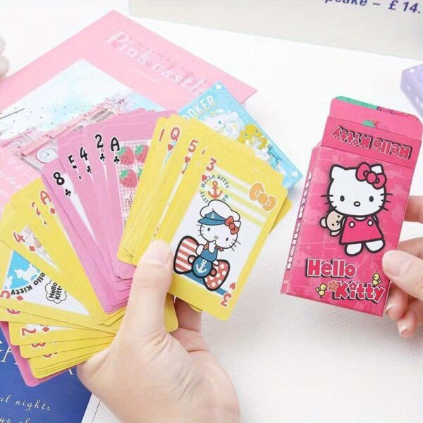 Cute Card Cartoon Poker Card Entertainment Black Jack Texas Hold'em Birthday Gift, Holiday Party Supplies - Image 4