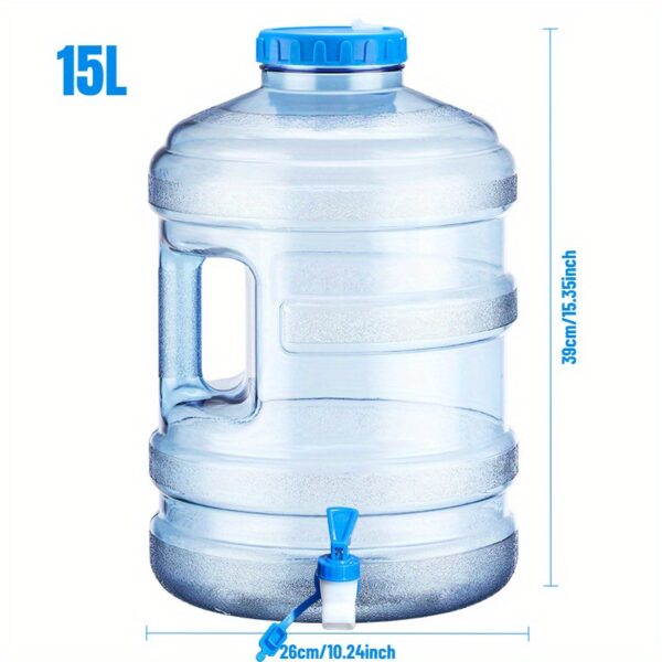 [Portable Water Bucket] Portable water bucket with faucet, outdoor and car-use drinking container for travel and self-driving trips - Image 4