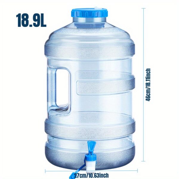 [Portable Water Bucket] Portable water bucket with faucet, outdoor and car-use drinking container for travel and self-driving trips - Image 8