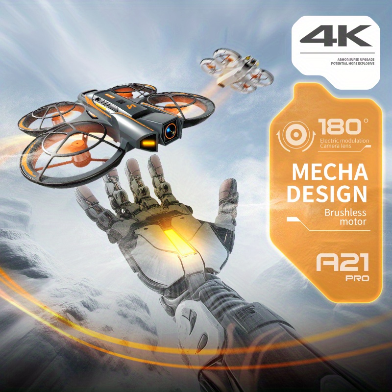 FPV Drone with Professional 4K Dual Camera - GPS Drone, Brushless Motor, One-Touch Takeoff/Landing, 15 Min Flight Time, Optical Flow Positioning, Wi-Fi/APP/Infrared, for Aerial Photography, Racing, Vlogging - Ideal Gift for Adults & Drone Enthusiasts, High Quality Drone, Vlogging Equipment, Highquality Construction, Outdoor Adventure, Stylish Design, Stable Flight, Tech Lovers - Image 7