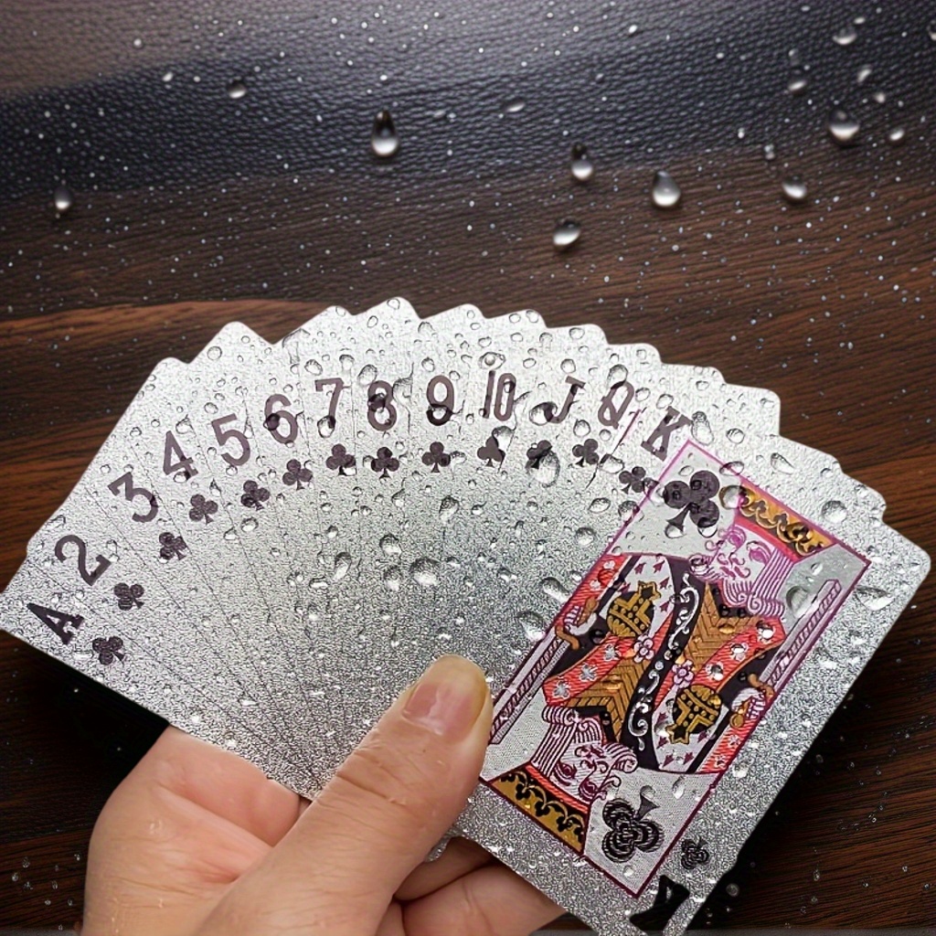 54 Waterproof Game Cards, Plastic Playing Cards - Ideal for Christmas, Halloween, Thanksgiving Gifts & Game Nights. Durable and Stylish, Perfect for Holiday Travel Gifts