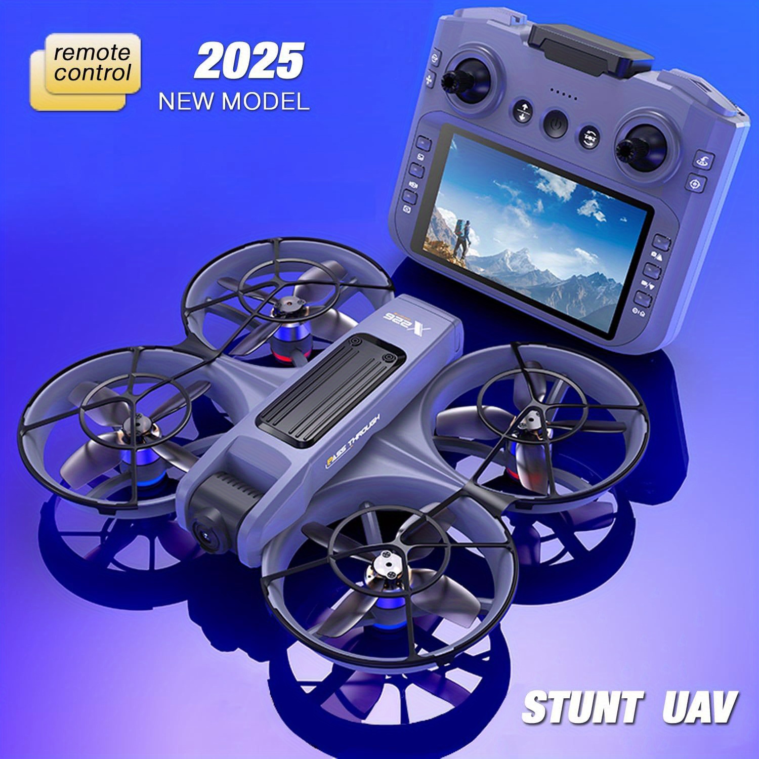 FPV Drone with 4.5" LCD Screen, Brushless Motor Quadcopter, 40-Min Flight Time, Foldable RC Drone with Dual Cameras, Optical Flow Positioning & Anti-Vibration, App Control Drone with GPS-like Stability for Adults/Beginners, Ideal for aerial photography, Vlogging, mapping - Lightweight & Portable Drone with USB Charging, Drone with Camera for Adults, Outdoor Flying, Sleek Design, Compact Foldable, Advanced Navigation Tech, Sturdy Structure, Durable Quadcopter, Travel Drone