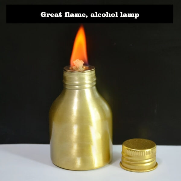 [Portable Burner] Mini Metal Portable Alcohol Burner | No-Battery Needed, Ideal for Outdoor Camping, Hiking & Lab Use, Durable - Image 4