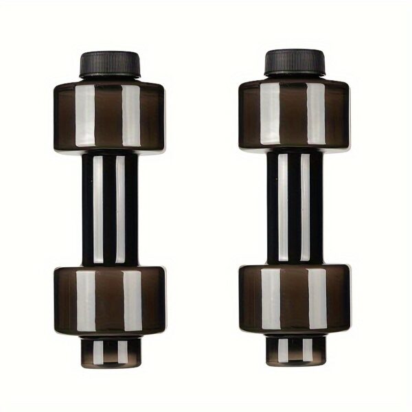 Two Adjustable Self-Filling Dumbbells with a Quick-Lock System - Space-Saving Home Fitness Equipment, Portable, Suitable for Travel And Apartment Workouts - Available in Blue And Black, Stylish Gym Accessories, Durable Fitness Gear for Fitness Enthusiasts with Three Color Options. - Image 2
