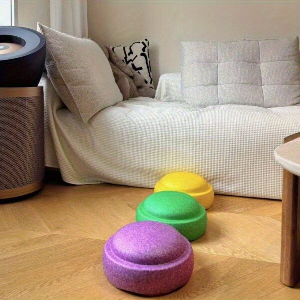 [4 Combinations Available] EPP Material Balanced River Stones, Colorful Sensory Training Set, Hand-Foot Coordination Exercises, Indoor And Outdoor Sports Equipment, Youth And Adult Fitness - Image 2