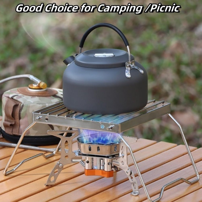 Portable Stainless Steel Camping BBQ Grill, Foldable Barbecue Grill, Suitable for Outdoor Camping, Picnics, and Fishing, 2 Styles Available, Non-Contact Food - Image 9