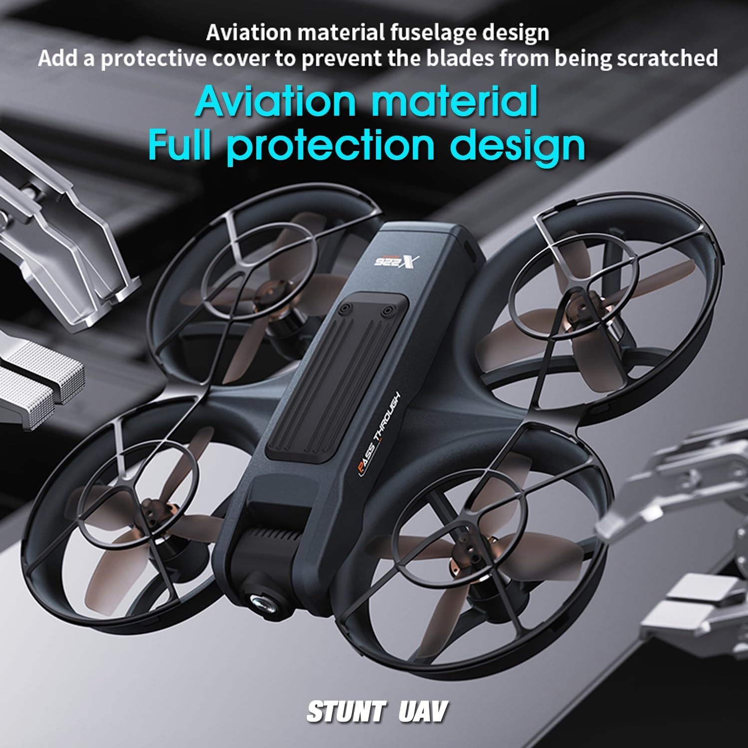 FPV Drone with 4.5" LCD Screen, Brushless Motor Quadcopter, 40-Min Flight Time, Foldable RC Drone with Dual Cameras, Optical Flow Positioning & Anti-Vibration, App Control Drone with GPS-like Stability for Adults/Beginners, Ideal for aerial photography, Vlogging, mapping - Lightweight & Portable Drone with USB Charging, Drone with Camera for Adults, Outdoor Flying, Sleek Design, Compact Foldable, Advanced Navigation Tech, Sturdy Structure, Durable Quadcopter, Travel Drone - Image 4