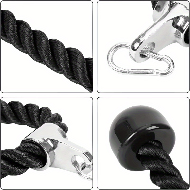 Four Models Available Door Frame Equipment Bicep Training Double-Headed Rope Gym Accessories Triceps Push Down Handle - Image 6