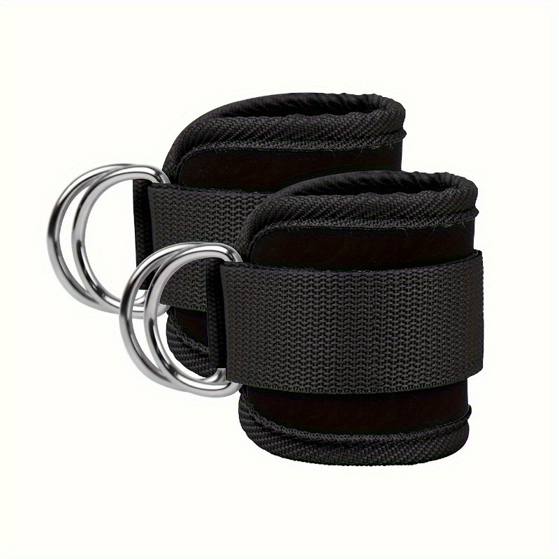 2/5pcs Fitness Rope Set, Leg Kicking Resistance Band Hip and Thigh Strength Training Ankle Strap Ties for Bodybuilding Pull-Up Rope - Image 5